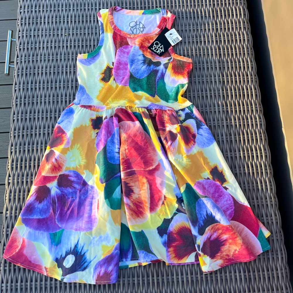 Heirloom Woven and Linen Rib Tank Twirl Dress